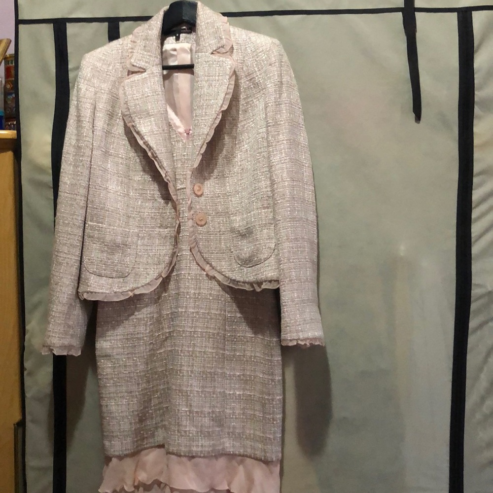 Beautiful winter wool dress